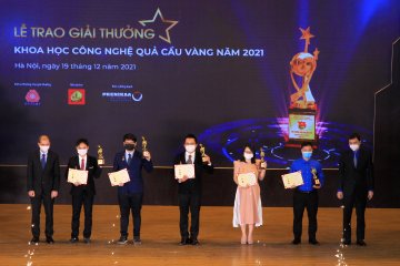 MSc. Le Hoang Quynh won the Golden Globe Youth Science and Technology Award in 2021