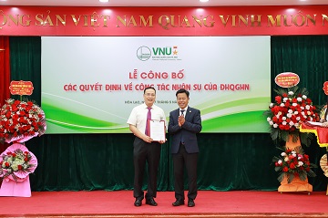 Appointment of Prof. Dr. Sci. Nguyen Dinh Duc as Chairman of the University Council of University of Engineering and Technology, Vietnam National University-Hanoi