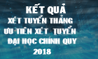 KẾT QUẢ XÉT TUYỂN THẲNG  HỌC SINH THPT CHUYÊN THUỘC ĐẠI HỌC QUỐC GIA HÀ NỘI  VÀO ĐẠI HỌC CHÍNH QUY NĂM 2018