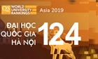 Đại học Quốc gia Hà Nội vươn lên vị trí thứ 124 trong bảng xếp hạng QS Châu Á năm 2019