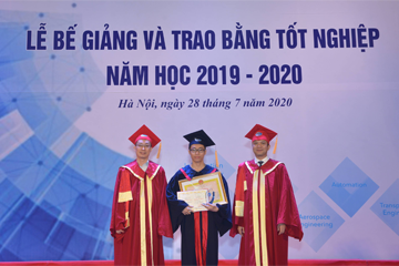 (Ảnh) Lễ bế giảng và trao bằng tốt nghiệp năm học 2019-2020