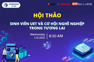 Hội thảo “Sinh viên UET và cơ hội nghề nghiệp trong tương lai”