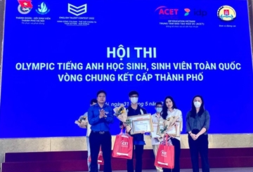 Vượt 76.000 đối thủ, sinh viên Đào Quý An về nhất Olympic tiếng Anh toàn quốc cấp Thành phố Hà Nội