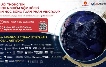 HỘI THẢO GIỚI THIỆU THÔNG TIN VÀ CHIA SẺ KINH NGHIỆM ỨNG TUYỂN HỌC BỔNG DU HỌC VINGROUP