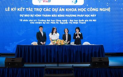 Công bố các chương trình tài trợ năm 2023 của VinIF: 01 Dự án nghiên cứu và 23 tiến sĩ, nghiên cứu sinh và học viên của Trường ĐH Công nghệ được quỹ VinIF tài trợ