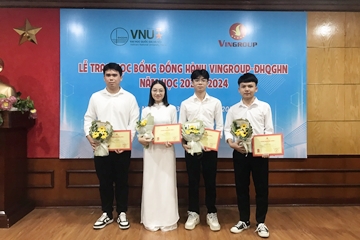 Học bổng đồng hành và tạo động lực phát triển cho sinh viên Trường Đại học Công nghệ – ĐHQGHN