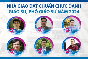 Chúc mừng 06 nhà giáo được công nhận đạt chuẩn chức danh giáo sư và phó giáo sư năm 2024